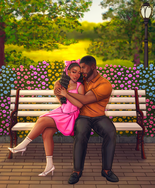 Becoming Afua Osei Character Art (Park Setting)