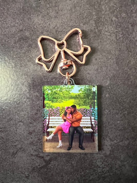 Becoming Afua Osei Bow Keychain