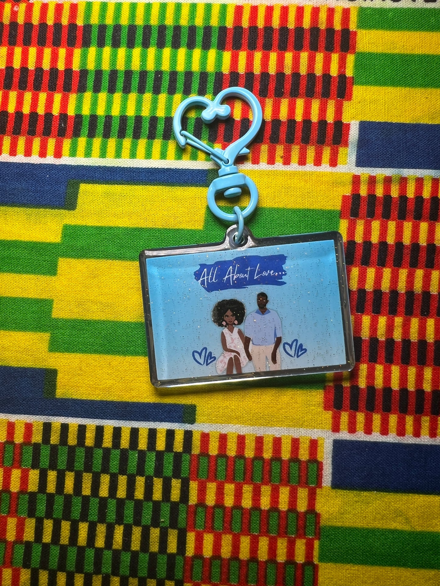 All About Love Mirror Keychain